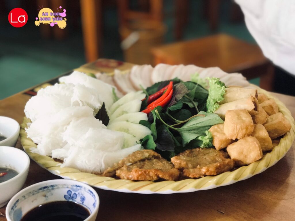 Bún đậu mắm tôm văn mẹt lớn